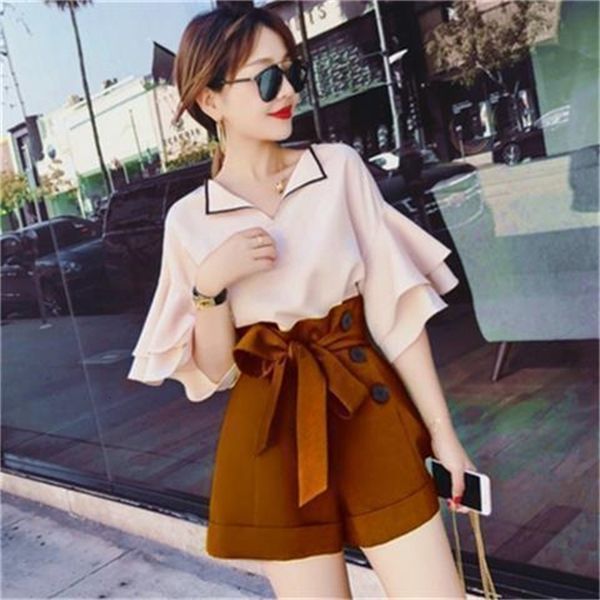 female mode two-piece high summer *pants define and shorts sets of women's clothes femme deux suit parts 1sn3, White
female mode two-piece high summer *pants define and shorts sets of women's clothes femme deux suit parts 1sn3, White