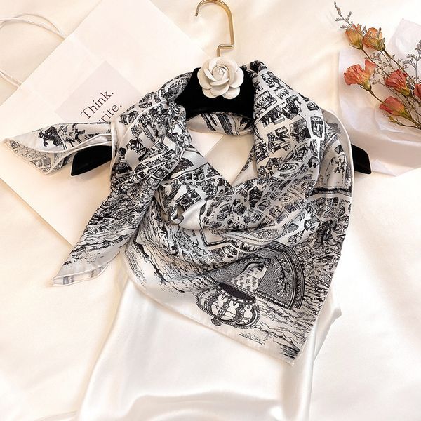 vipwomen spring and autumn hangzhou silk shawl square foreign big fashion korean versatile winter scarf mvp, Blue;gray
vipwomen spring and autumn hangzhou silk shawl square foreign big fashion korean versatile winter scarf mvp, Blue;gray