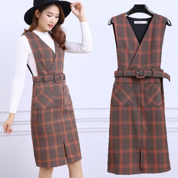2021 new strap women's autumn knitted sweater + v-neck plaid woolen two piece set elegant ladies es suit y546 u7ir, Black;gray
2021 new strap women's autumn knitted sweater + v-neck plaid woolen two piece set elegant ladies es suit y546 u7ir, Black;gray