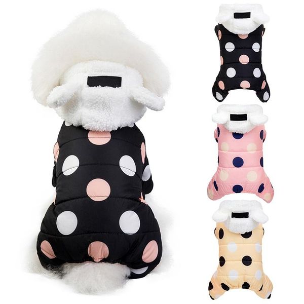 dog apparel pet clothes winter hoodie jumpsuit small dot printed jacket cute fleece ear design cotton-padded coat
dog apparel pet clothes winter hoodie jumpsuit small dot printed jacket cute fleece ear design cotton-padded coat