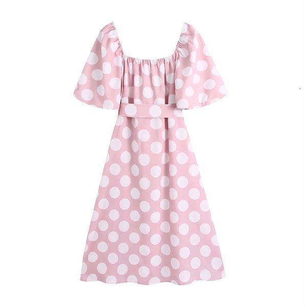 new pink polka dot midi women 2021 spring fashion belt short puff sleeve dress for holiday hem vent party dresses qfib, Black;gray
new pink polka dot midi women 2021 spring fashion belt short puff sleeve dress for holiday hem vent party dresses qfib, Black;gray