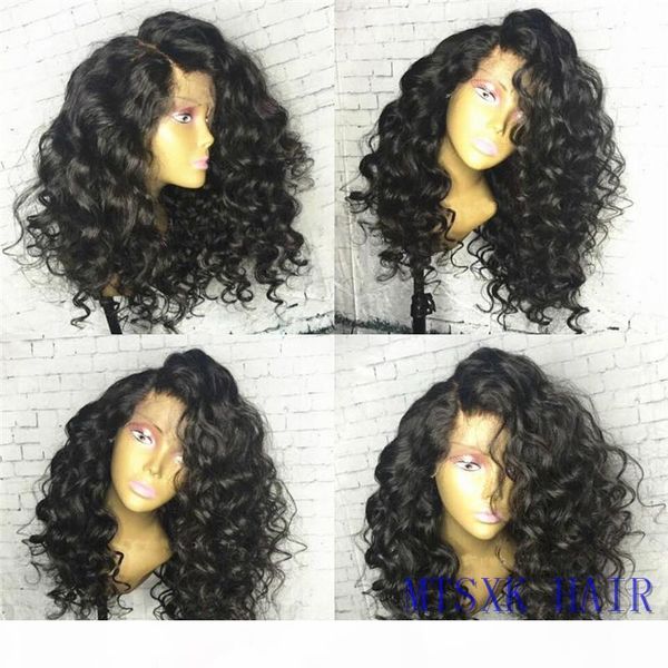 loose wave brazilian virgin hair full lace human hair wigs 130 density 150 density with baby hairs pre-plucked hairline lace front wig, Black;brown
loose wave brazilian virgin hair full lace human hair wigs 130 density 150 density with baby hairs pre-plucked hairline lace front wig, Black;brown