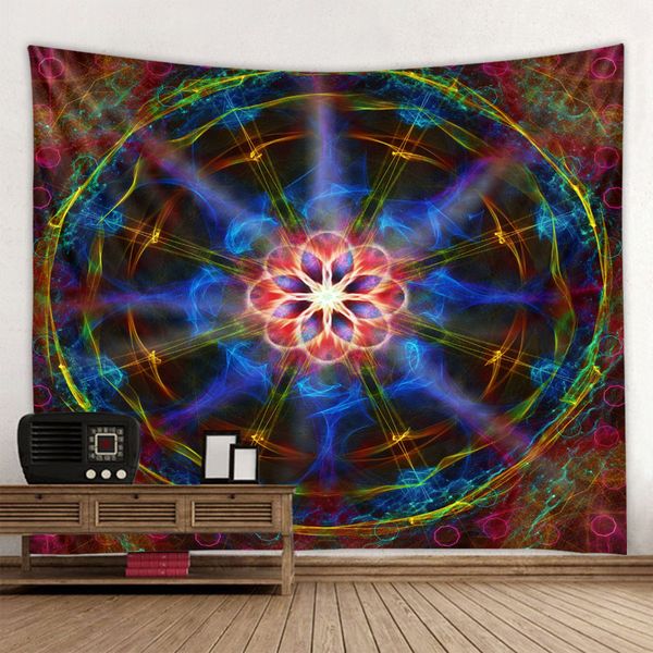mandala tapestry polyester bohemian wall hanging decor blanket indian style yoga sleeping tapestry mandala wall fabric