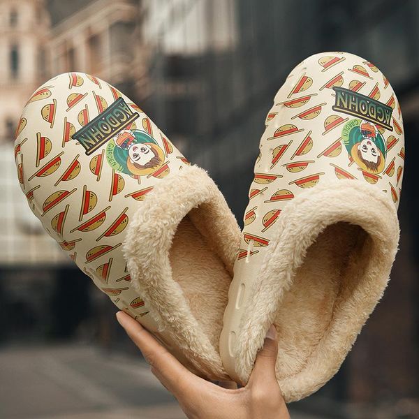 new slides men women shoes slippers indoor house slippers winter warm plush graffiti casual slipper quality cartoon shoes 35-46, Black
new slides men women shoes slippers indoor house slippers winter warm plush graffiti casual slipper quality cartoon shoes 35-46, Black