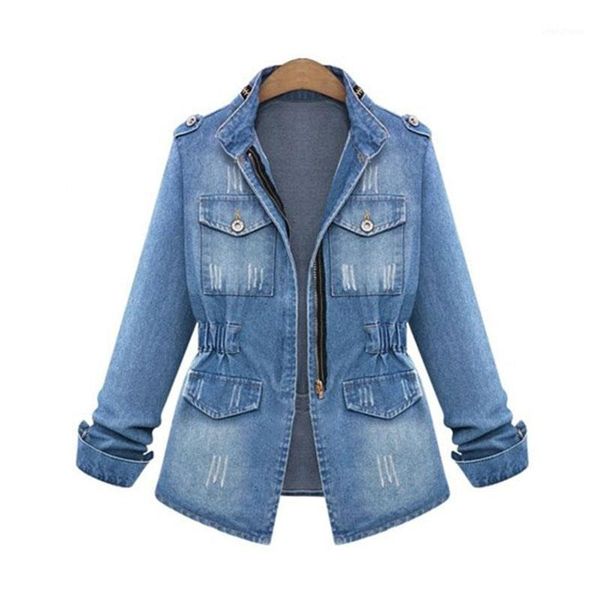 2021 new spring autumn denim jacket women's loose korean harajuku bf large size jeans coats women sring autumn jacket coat1, Black;brown
2021 new spring autumn denim jacket women's loose korean harajuku bf large size jeans coats women sring autumn jacket coat1, Black;brown