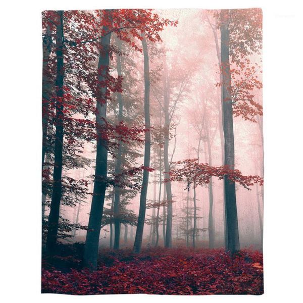 red mysterious forest throw blanket portable soft bedspread microfiber flannel blankets for beds1
red mysterious forest throw blanket portable soft bedspread microfiber flannel blankets for beds1