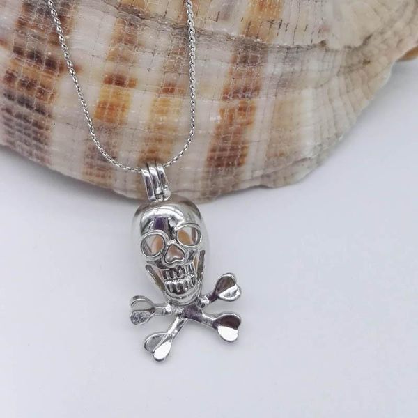 new pearl cage pendant necklaces opening pearls cages copper locket skull skeleton charms necklace for women fashion jewelry 71xt, Silver
new pearl cage pendant necklaces opening pearls cages copper locket skull skeleton charms necklace for women fashion jewelry 71xt, Silver