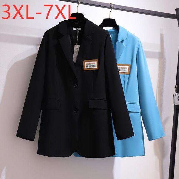 women's suits & blazers ladies autumn winter plus size blazer for women large casual loose long sleeve pocket black coat 3xl 4xl 5xl 6x, White;black
women's suits & blazers ladies autumn winter plus size blazer for women large casual loose long sleeve pocket black coat 3xl 4xl 5xl 6x, White;black