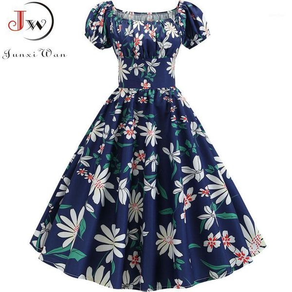 floral print women summer dress puff sleeve elegant party vestidos robe femme casual rockabilly swing pinup midi dresses1, White;black
floral print women summer dress puff sleeve elegant party vestidos robe femme casual rockabilly swing pinup midi dresses1, White;black