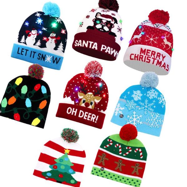 christmas caps led light up beanie ugly christmas sweater hat knitted hat for children party gifts
christmas caps led light up beanie ugly christmas sweater hat knitted hat for children party gifts