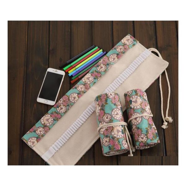 national canvas school pencil case 36/48/72 holes roll up pencil bag portable pencil box school supplies material escolar g1031 o5z7n
national canvas school pencil case 36/48/72 holes roll up pencil bag portable pencil box school supplies material escolar g1031 o5z7n