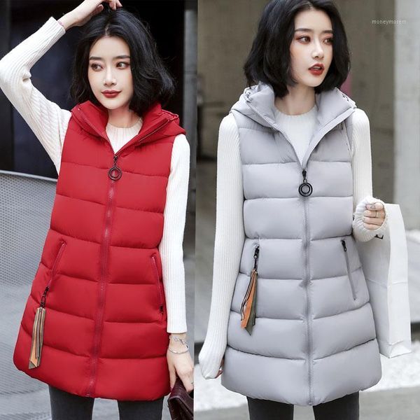 women's vests autumn winter korean slim hat jacket hooded coat vest women waistcoat1, Black;white
women's vests autumn winter korean slim hat jacket hooded coat vest women waistcoat1, Black;white