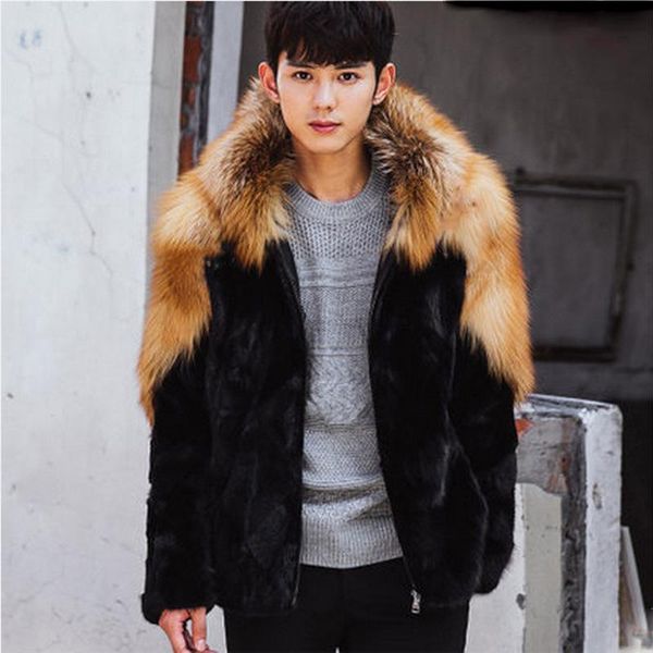 s-5xl new fashion clothes men's winter coat men's fur hooded coats overcoat male faux fur coat, Black
s-5xl new fashion clothes men's winter coat men's fur hooded coats overcoat male faux fur coat, Black
