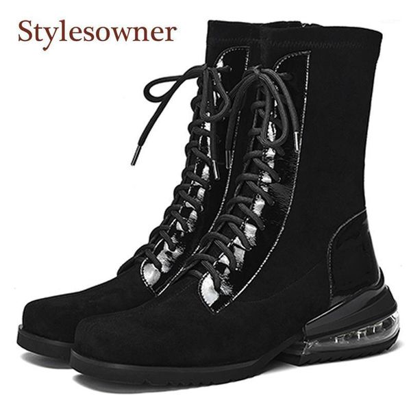 boots handsome platform woman boot real leather retro all-match lace-up short autumn winter meshmere air cushion shoe1, Black
boots handsome platform woman boot real leather retro all-match lace-up short autumn winter meshmere air cushion shoe1, Black
