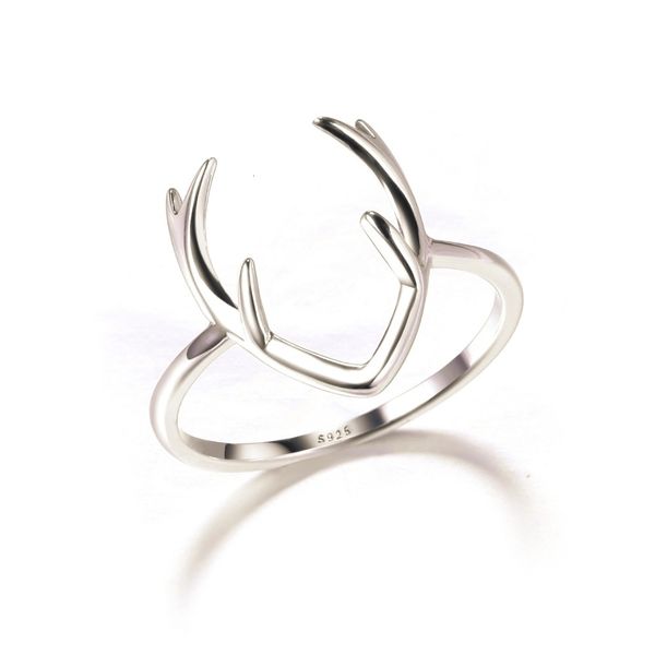 designer fashion women ring solid 925 sterling silver deer bijoux silver antler ring in lucky sonny store, Slivery;golden 
designer fashion women ring solid 925 sterling silver deer bijoux silver antler ring in lucky sonny store, Slivery;golden