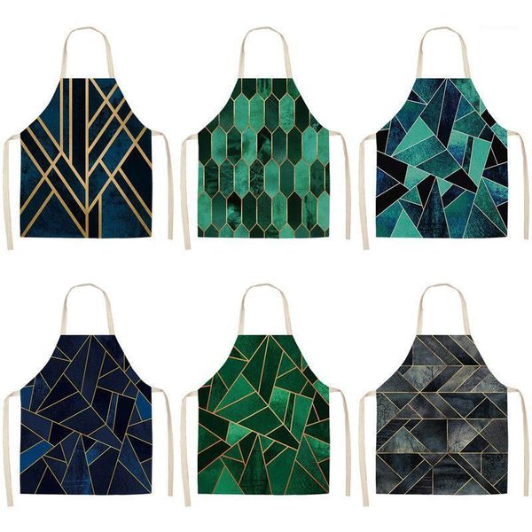 1pcs geometric printed kitchen aprons for woman and man home cooking baking shop cotton linen cleaning apron 53*65cm g10141
1pcs geometric printed kitchen aprons for woman and man home cooking baking shop cotton linen cleaning apron 53*65cm g10141