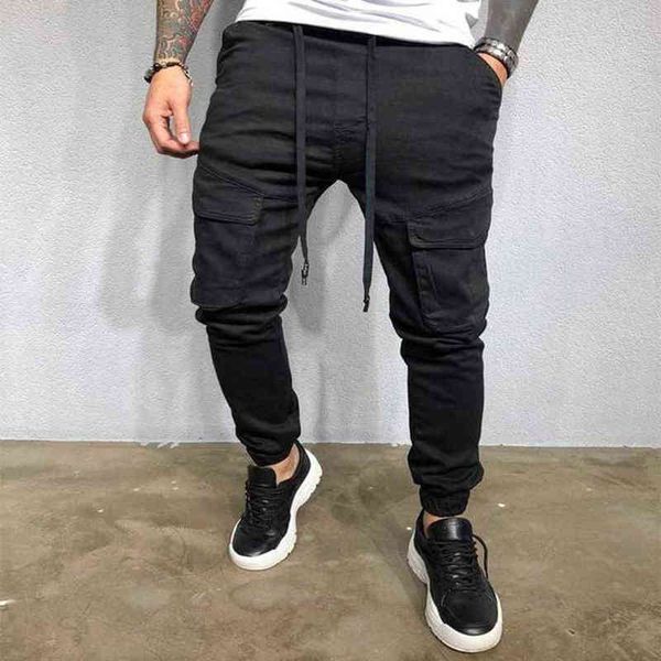cargo pants men joggers streetwear fashion slim harem pants hip hop men's cotton pencil trousers khaki w220214, Black
cargo pants men joggers streetwear fashion slim harem pants hip hop men's cotton pencil trousers khaki w220214, Black