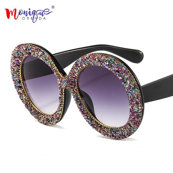 sunglasses vintage oversized round women men fashion luxury bling diamond frame eyewear colorful shades lens uv400 for female, White;black
sunglasses vintage oversized round women men fashion luxury bling diamond frame eyewear colorful shades lens uv400 for female, White;black