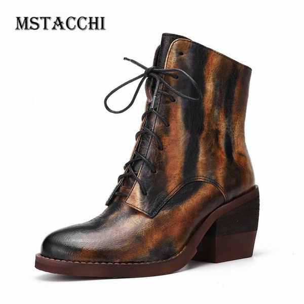 mstacchi ladies halo texture pleated cross-tied short boots do old zipper martin boots women retro sewing chunky heels, Black
mstacchi ladies halo texture pleated cross-tied short boots do old zipper martin boots women retro sewing chunky heels, Black
