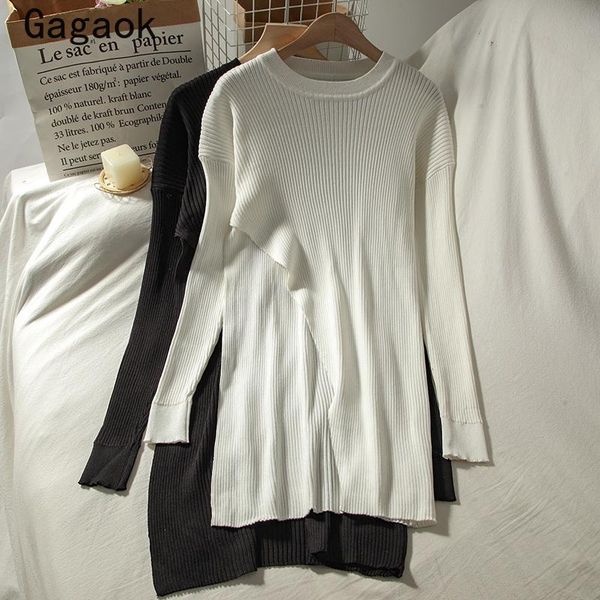 gagaok women knitted sweater 2021 spring autumn new o-neck full long streetwear sweaters slim harajuku wild fashion pullovers, White;black
gagaok women knitted sweater 2021 spring autumn new o-neck full long streetwear sweaters slim harajuku wild fashion pullovers, White;black