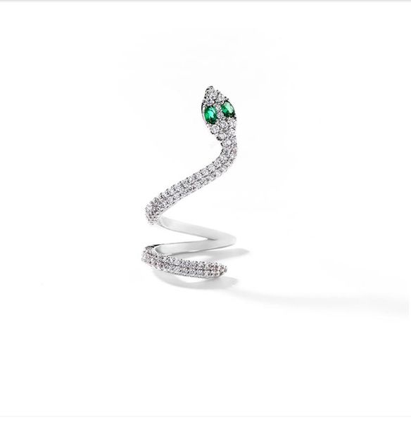 2020 the new style s925 silver needle snake single earring is exaggerated, simple and cool 123, Golden;silver
2020 the new style s925 silver needle snake single earring is exaggerated, simple and cool 123, Golden;silver