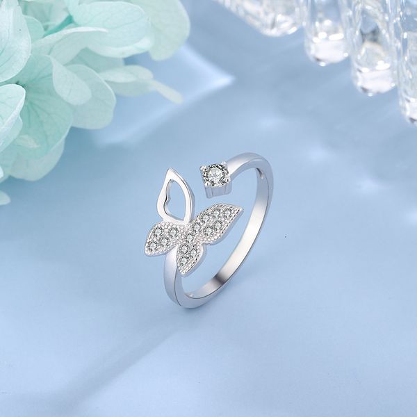s925 sterling silver open three dimensional butterfly fashion ol micro set zircon ring
s925 sterling silver open three dimensional butterfly fashion ol micro set zircon ring