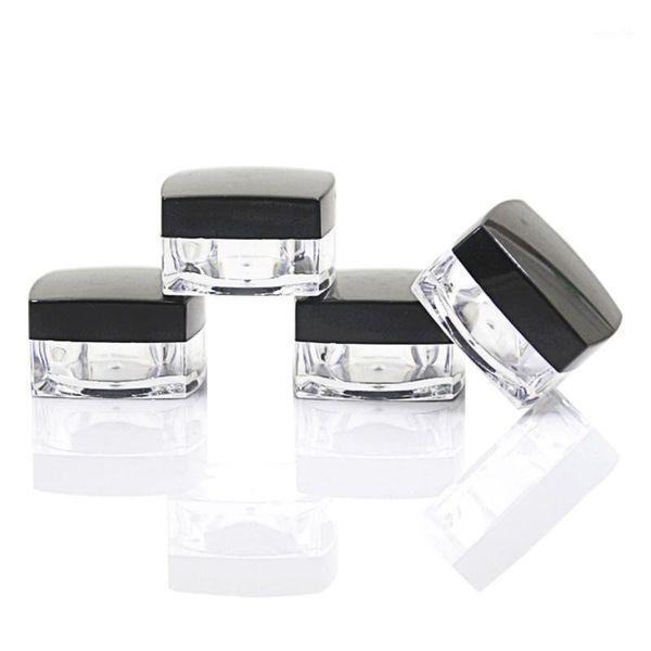 packing bottles 50 ps/lot acrylic jars for cosmetic refillable bottle with black cap square cream 3g 5g case container1
packing bottles 50 ps/lot acrylic jars for cosmetic refillable bottle with black cap square cream 3g 5g case container1