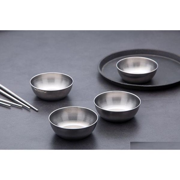 100pcs stainless steel sauce dish kitchen soy sauce small dish dip plate seasoning bowl connt contai jllkkm dh_garden
100pcs stainless steel sauce dish kitchen soy sauce small dish dip plate seasoning bowl connt contai jllkkm dh_garden