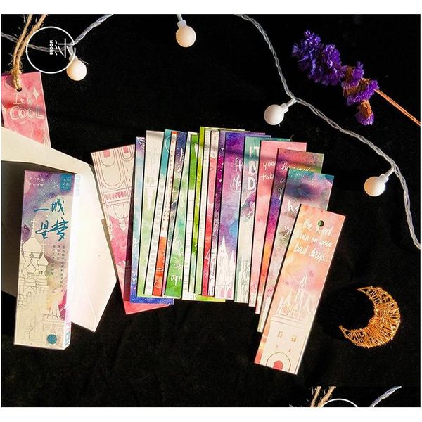 30 pcs/lot creative city dream paper bookmark books clip school supplies accessories stationery bookmarks
30 pcs/lot creative city dream paper bookmark books clip school supplies accessories stationery bookmarks