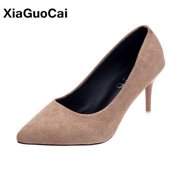 four seasons women pumps flock high heels female single shoes ladies office footwear pointed toe thin heels sandals, Black
four seasons women pumps flock high heels female single shoes ladies office footwear pointed toe thin heels sandals, Black