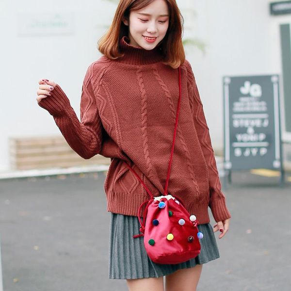 yile drawstring pleuche velour bucket bag with yarn ball cross body strap 6 colors to choose from a-016
yile drawstring pleuche velour bucket bag with yarn ball cross body strap 6 colors to choose from a-016