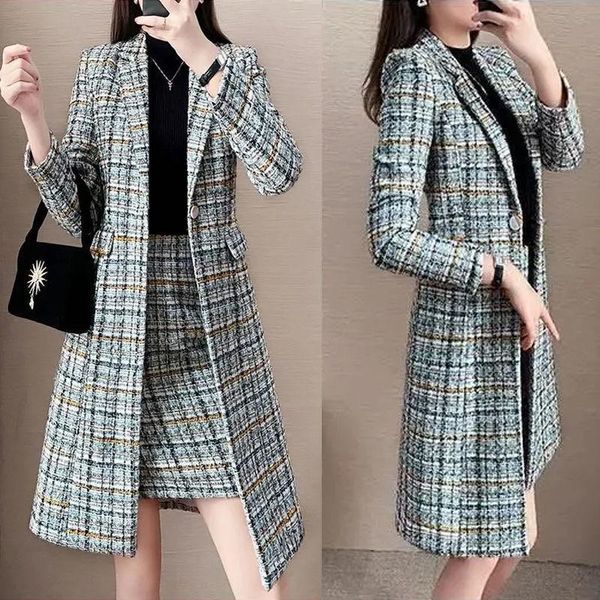 2020 office ladies pink blue plaid 2 piece set women long blazer and mini skirt set autumn fashion work wear jackets skirts, White
2020 office ladies pink blue plaid 2 piece set women long blazer and mini skirt set autumn fashion work wear jackets skirts, White