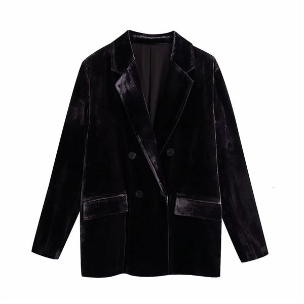new woman 2021 brown double breasted velvet blazer jacket women autumn winter vintage long sleeve ladies blazers srq1, White;black
new woman 2021 brown double breasted velvet blazer jacket women autumn winter vintage long sleeve ladies blazers srq1, White;black