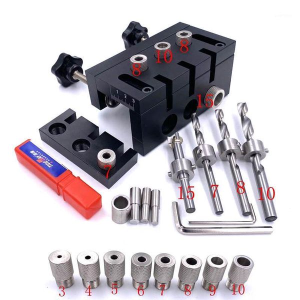 3 in 1 hole drilling locator tool kit drill guide dowelling jig woodworking tool for furniture fast connecting1
3 in 1 hole drilling locator tool kit drill guide dowelling jig woodworking tool for furniture fast connecting1
