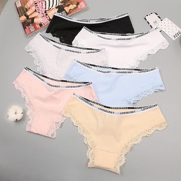 4pcs women panties set lace side briefs seamless underwear girls fashion pants soft lingerie underpants intimates xl #f, Black;pink
4pcs women panties set lace side briefs seamless underwear girls fashion pants soft lingerie underpants intimates xl #f, Black;pink
