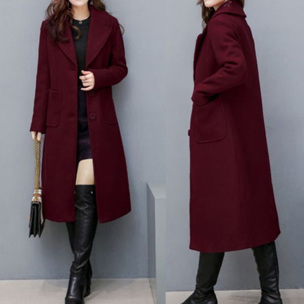 spring autumn winter new women's casual wool turn-down collar outwear jacket oversize long coat wool coat cashmere outerwear j22x1020, Black
spring autumn winter new women's casual wool turn-down collar outwear jacket oversize long coat wool coat cashmere outerwear j22x1020, Black
