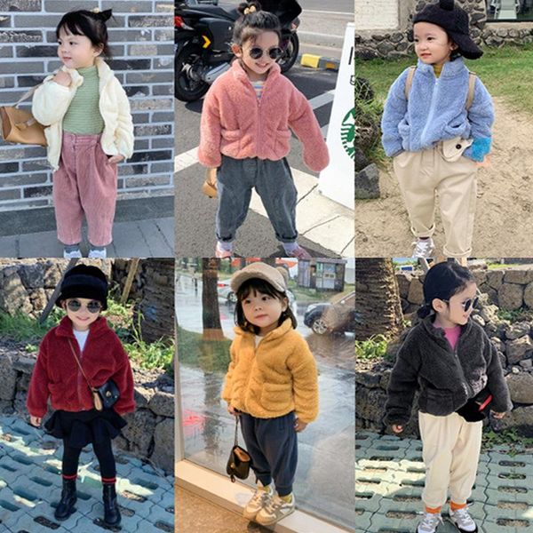 girl's coat coral velvet zipper fluffy coat 19 winter new style childrenswear 3-8-year-old, Blue;gray
girl's coat coral velvet zipper fluffy coat 19 winter new style childrenswear 3-8-year-old, Blue;gray