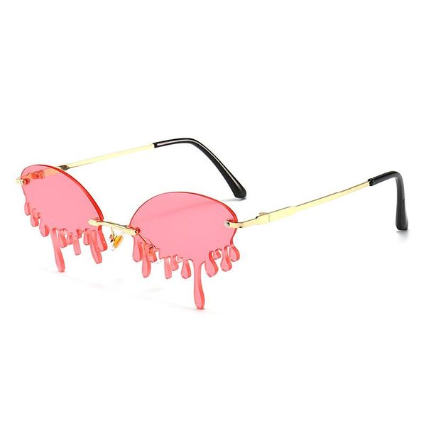 sunglasses 2021 tears shape rimless women men fashion vintage unique female gafas shades uv400 oculos feminino, White;black
sunglasses 2021 tears shape rimless women men fashion vintage unique female gafas shades uv400 oculos feminino, White;black