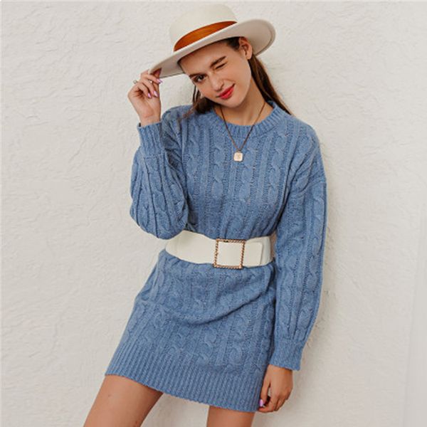 2021 new azul outono e inverno de malha elegante em torno do pescoo manga longa reto moda feminina bsico camisola vestido pcl5, Black;gray
2021 new azul outono e inverno de malha elegante em torno do pescoo manga longa reto moda feminina bsico camisola vestido pcl5, Black;gray