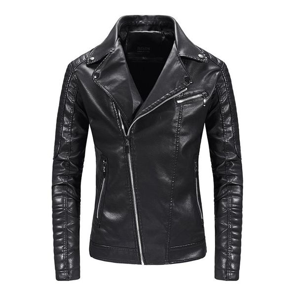 jacket mens motorcycle leather gothic slim fashion lapel long sleeve clothing men leisure suits kg-195, Black
jacket mens motorcycle leather gothic slim fashion lapel long sleeve clothing men leisure suits kg-195, Black