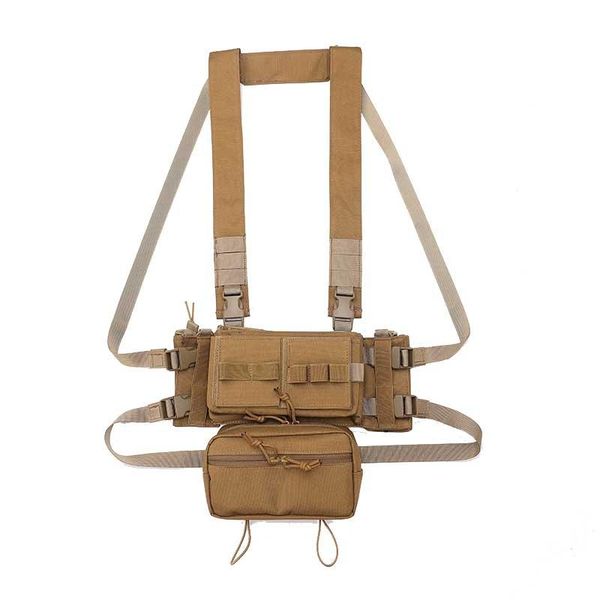 hunting jackets 3 tactical chest rig mini outdoor molle duty vest combat carrier with magazine pouch, Camo;black
hunting jackets 3 tactical chest rig mini outdoor molle duty vest combat carrier with magazine pouch, Camo;black