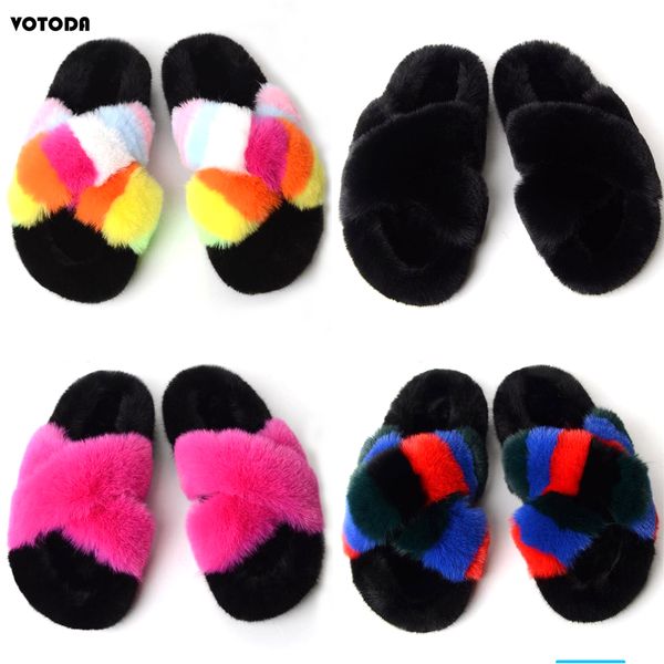 winter furry fur slides for women fluffy fur slippers women's home flip flops plush indoor slippers faux fur slides rainbow shoe x1020, Black
winter furry fur slides for women fluffy fur slippers women's home flip flops plush indoor slippers faux fur slides rainbow shoe x1020, Black