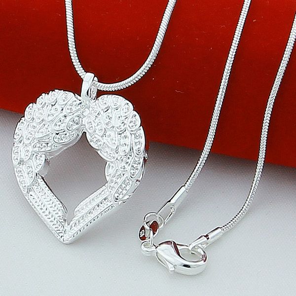 necklace designer new trendy style 925 silver necklace fashion angel wings heart pendant necklace for women fine jewelry
necklace designer new trendy style 925 silver necklace fashion angel wings heart pendant necklace for women fine jewelry
