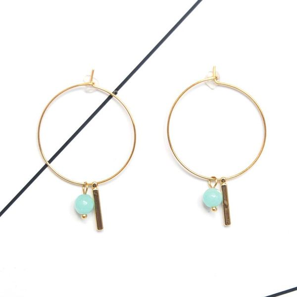 gold color fashion jewelry hoop earrings handmade minimalist design earring with blue natural stone for women gift, Golden;silver
gold color fashion jewelry hoop earrings handmade minimalist design earring with blue natural stone for women gift, Golden;silver