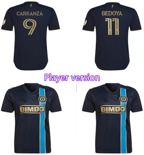 22- 23 philadelphia union soccer jerseys home away 2022 2023carranza mbaizo santos wagner fonta, Black;yellow
22- 23 philadelphia union soccer jerseys home away 2022 2023carranza mbaizo santos wagner fonta, Black;yellow