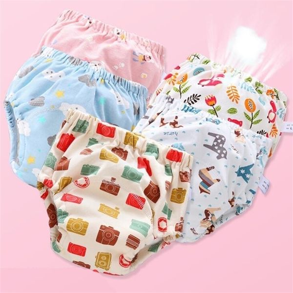 6pcs waterproof baby cloth diapers reusable washable nappies baby diaper pure cotton 6 layers of gauze learning training pants 201117
6pcs waterproof baby cloth diapers reusable washable nappies baby diaper pure cotton 6 layers of gauze learning training pants 201117