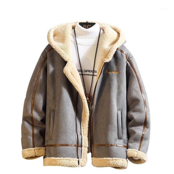 men clothes winter jacket men winter hooded coat warm motorcycle mens fleece faux leather jackets deerskin warm coat1, Black
men clothes winter jacket men winter hooded coat warm motorcycle mens fleece faux leather jackets deerskin warm coat1, Black