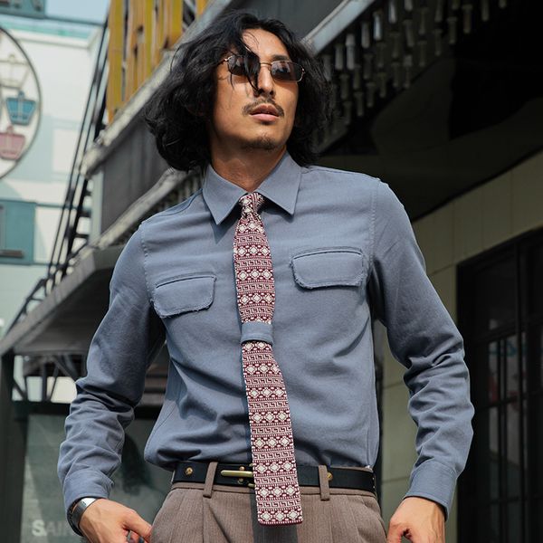 soarin design high sense cotton men's british business casual blue suit shirt
soarin design high sense cotton men's british business casual blue suit shirt