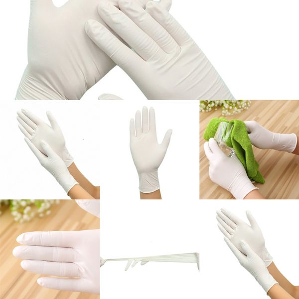 100pcs disposable white non-slip laboratory rubber latex protective gloves selling household cleaning products in stoutletj6d9 
100pcs disposable white non-slip laboratory rubber latex protective gloves selling household cleaning products in stoutletj6d9