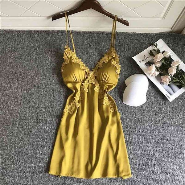 summer satin women nightgown lace intimate lingerie casual suspender skirt sleepwear nightie nightdress homewear, Black;red
summer satin women nightgown lace intimate lingerie casual suspender skirt sleepwear nightie nightdress homewear, Black;red
